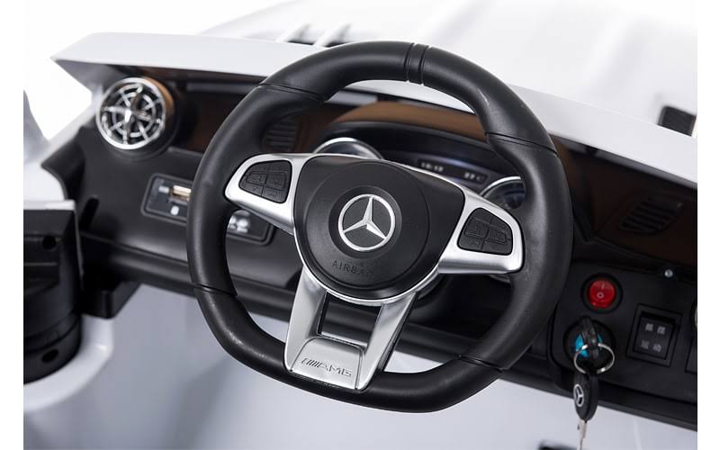 White Kids Ride on Car with Remote A706