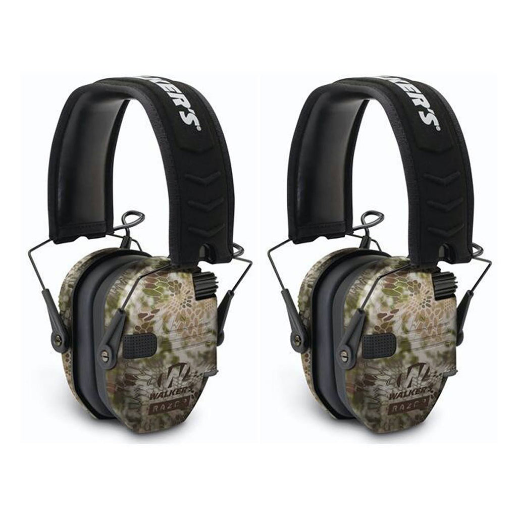 Camo Razor Slim Shooter Ear Protection Muffs, NRR 23dB, 2 Pack V1593