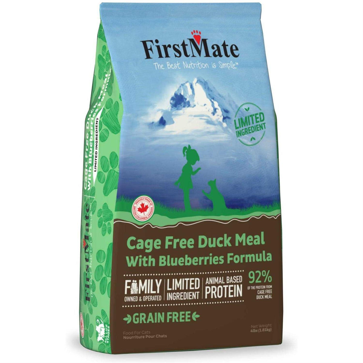 Cat Free Duck Blueberries Food W189512