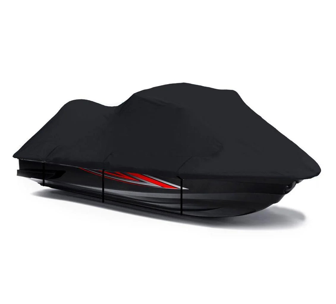Black Jet Ski Cover for 1-2 Seater PWC Watercraft Boat Cover Q144472