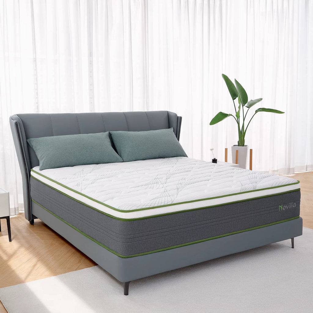 10" Memory Foam Pocket Spring Hybrid Mattress California King Size L65884