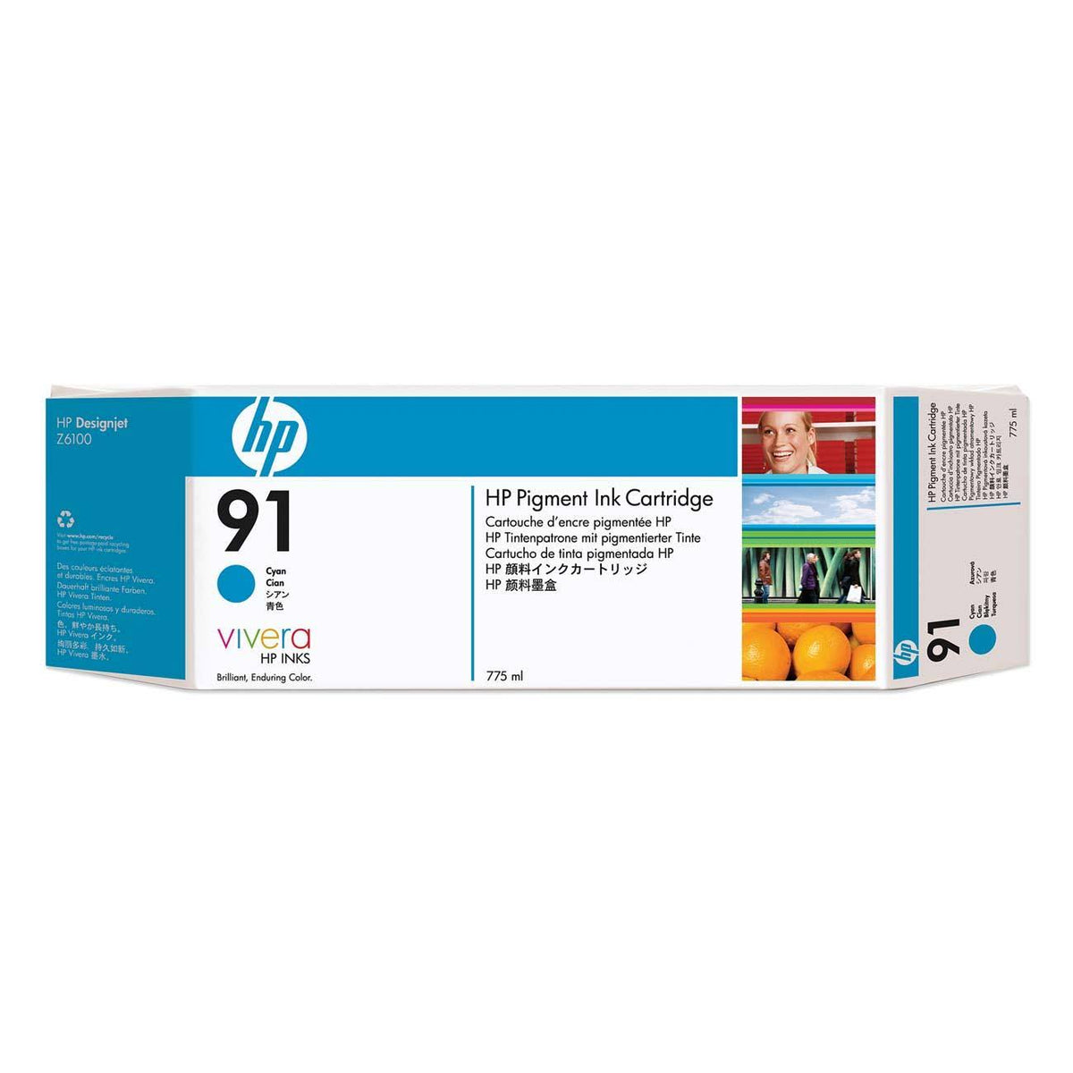 Cyan Ink Cartridge Q652