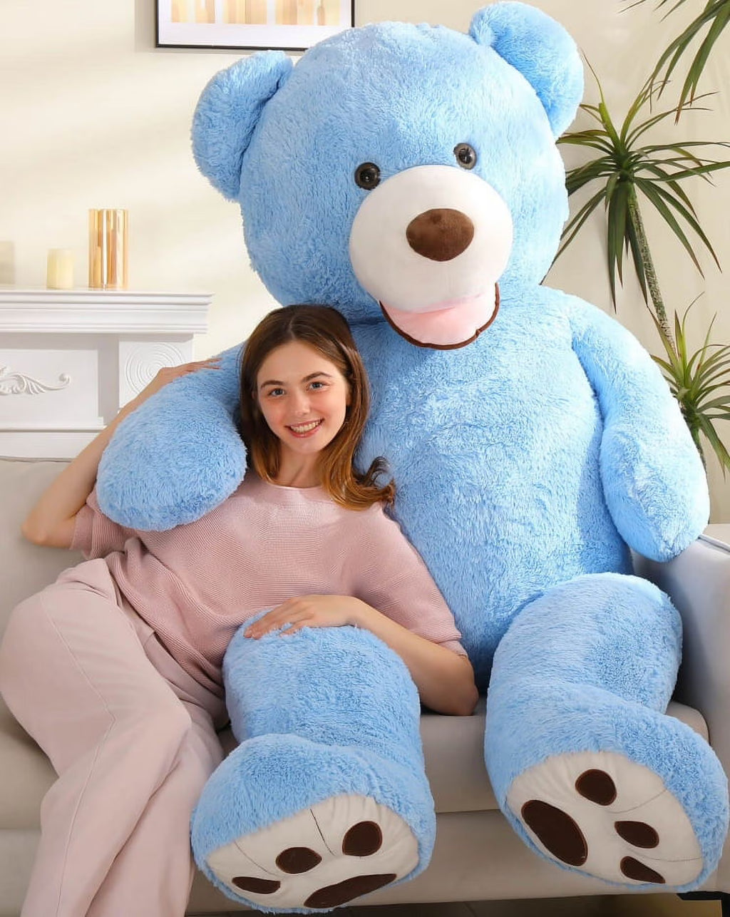 Giant Teddy Bear 6ft Plush Toy Y70843