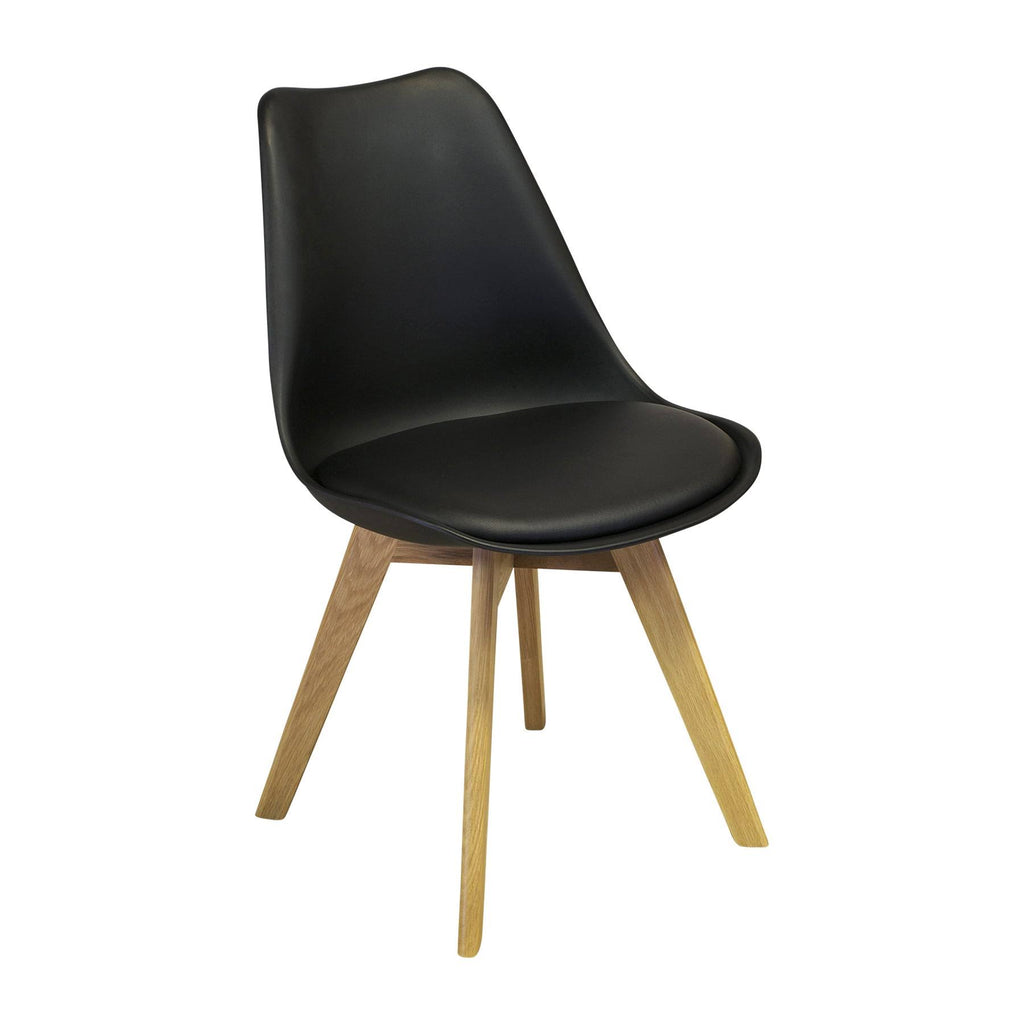 White Mid Century Modern Dining Chair B110