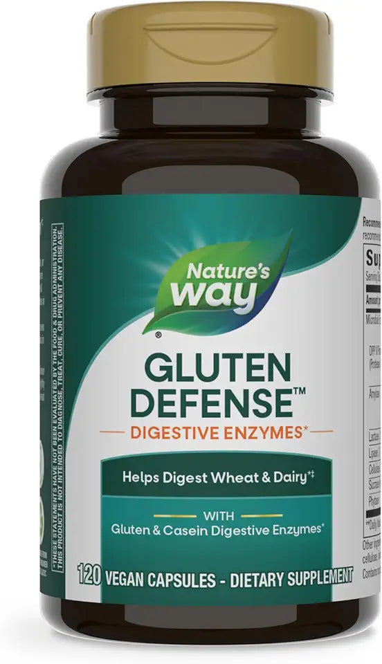 Gluten and Casein Digestive Enzymes 120 Vegan Capsules M457362