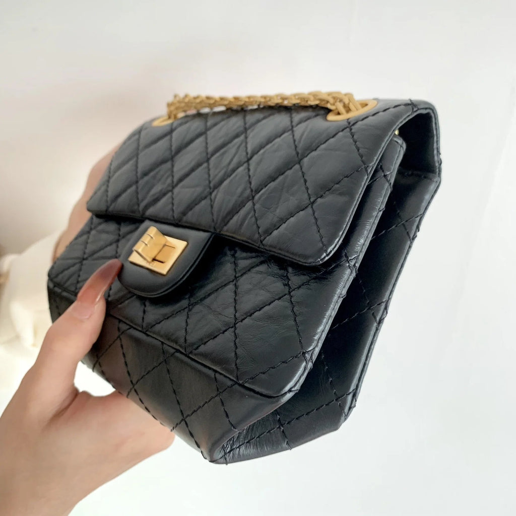 Black Mini 2.55 Handbag K428