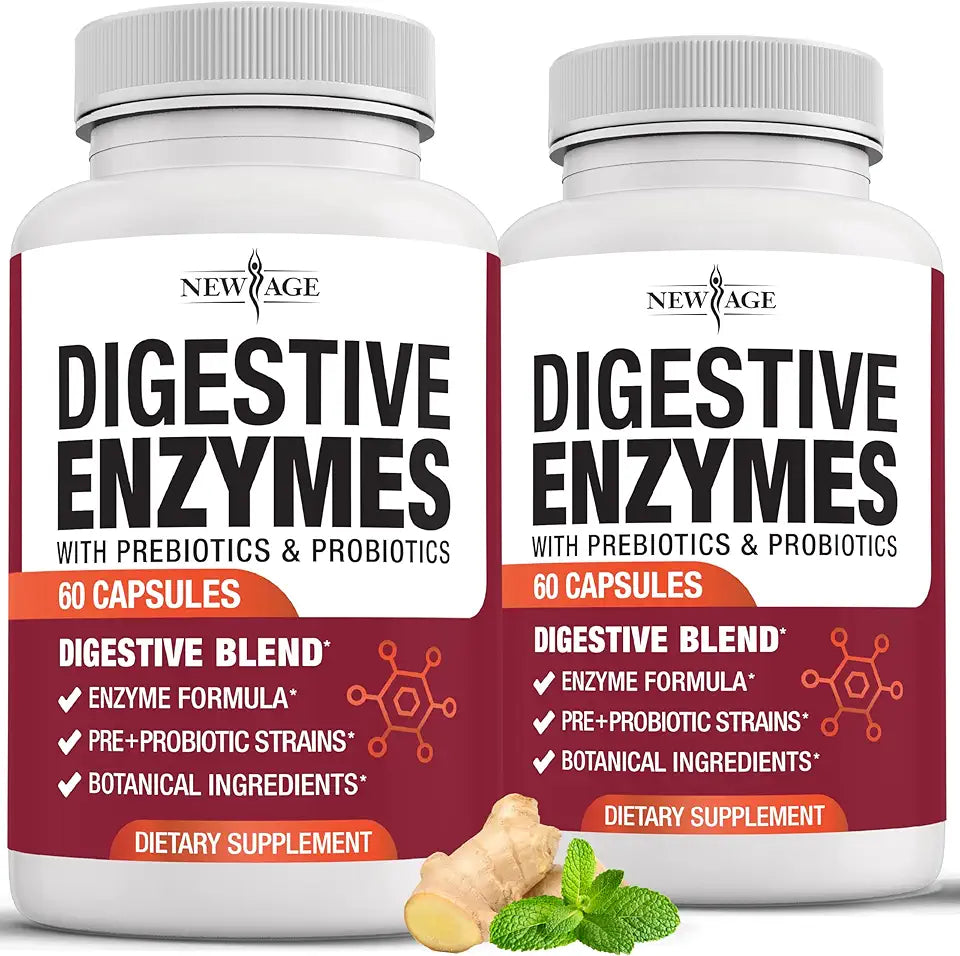 Digestive Enzymes with Prebiotics and Probiotics 120 Count K243524