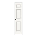 18 in. x 80 in. White Molded Composite MDF Single Prehung Interior Door I51936