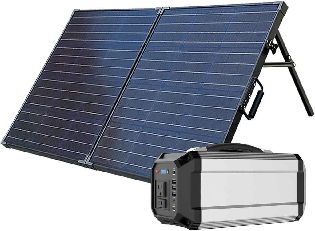 Solar Power Station with 100W Foldable Solar Panel kit R8723