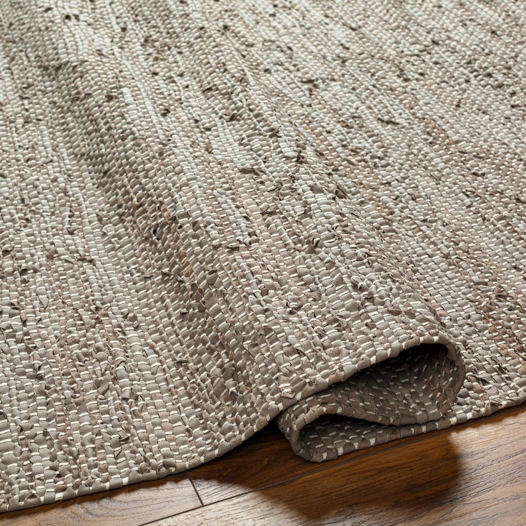 Gray Orange Brown 2' x 3' Area Rug I5888