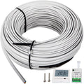 32 Square Feet Floor Heating Cable with Temperature Control Panel X423