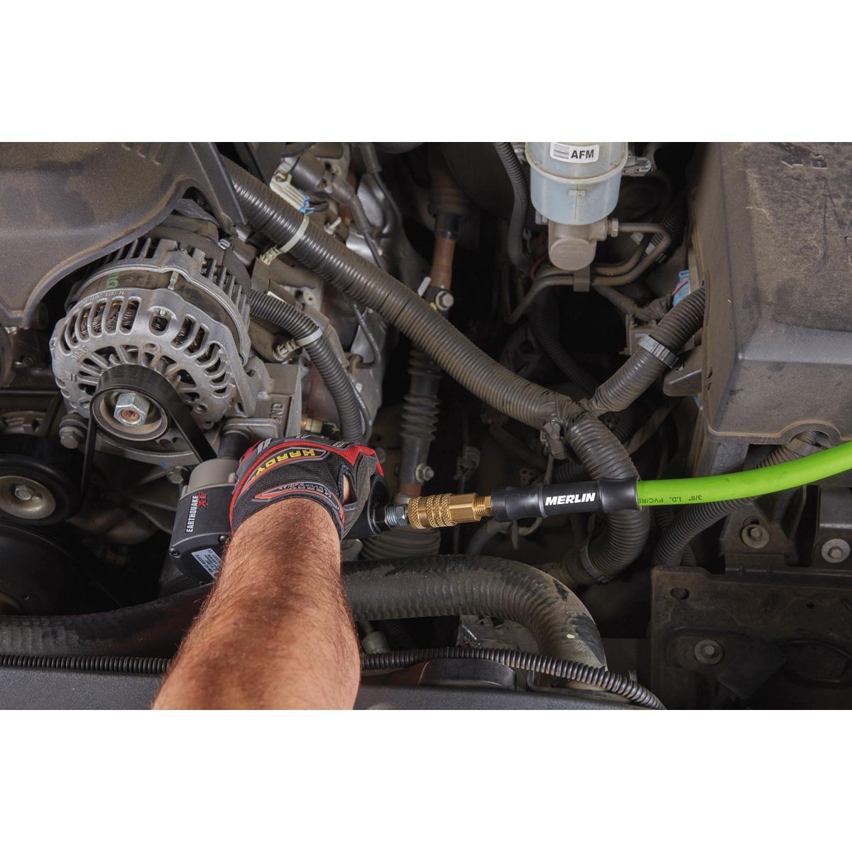 3/8 in. x 50 ft. PVC/Rubber Hybrid Air Hose Q343