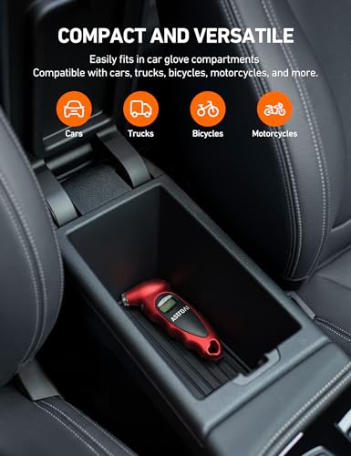 Tire Pressure Gauge Digital 0-150PSI with Backlight LCD and Presta Valve Adaptor P943911