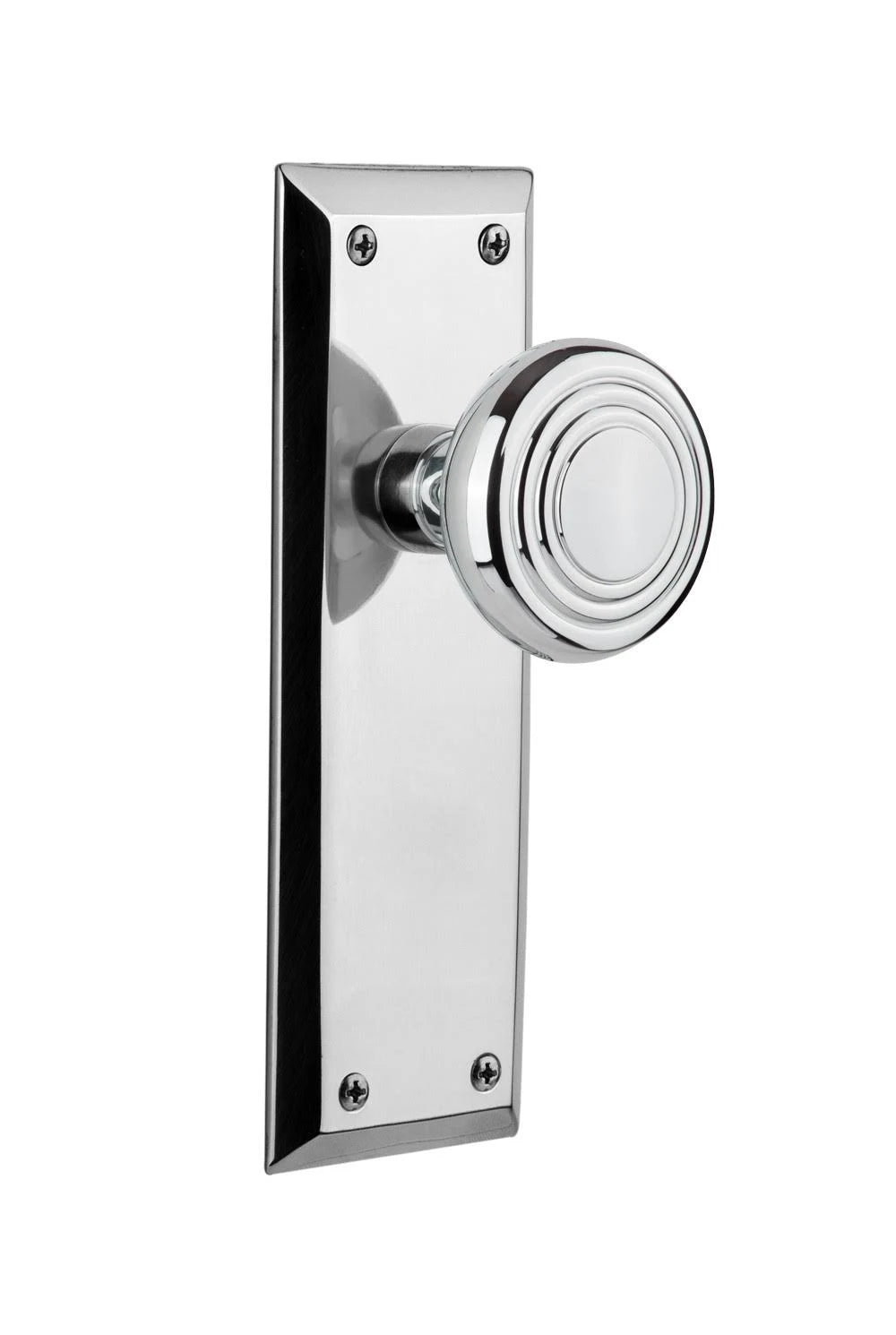 Bright Chrome Passage Door Knob O58615