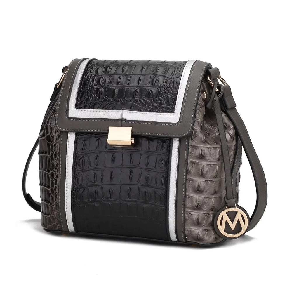 Brown Vegan Leather Shoulder Bag H4678