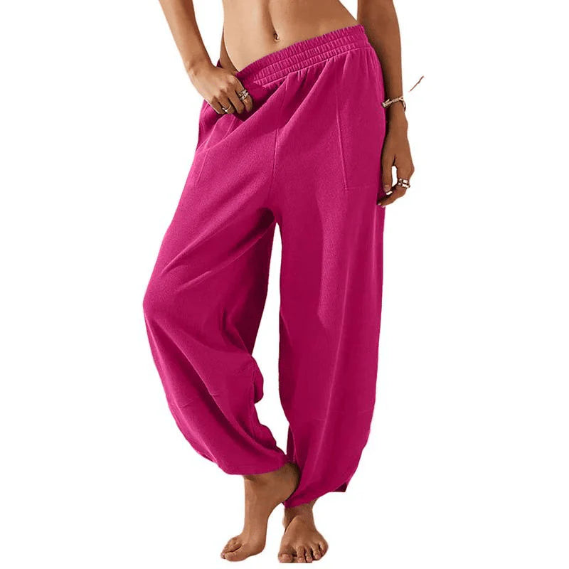 Loose Wide Leg Casual Pants Y504