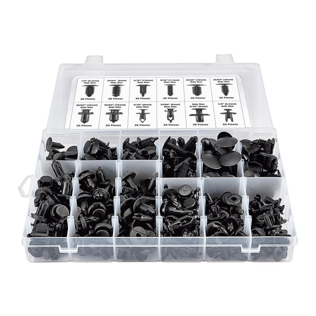 Automotive Plastic Fastener Kit, 240-Piece K562265