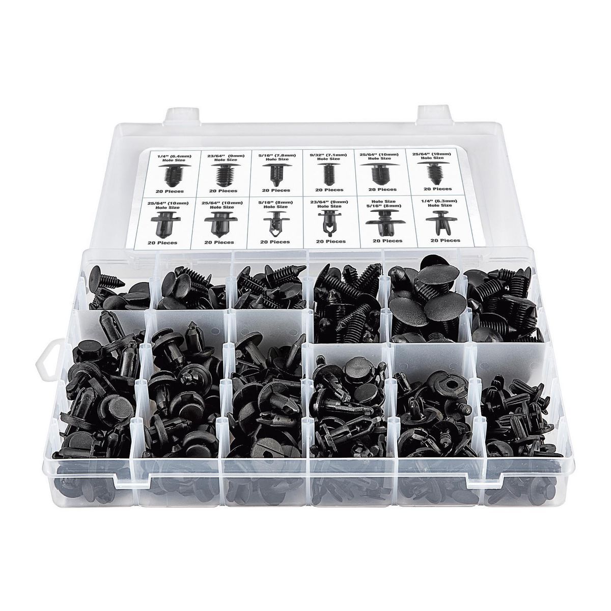 Automotive Plastic Fastener Kit, 240-Piece K562265